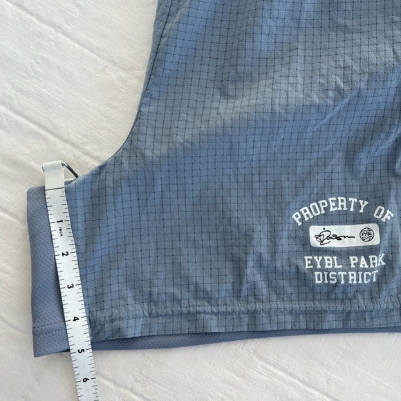 Nike Light Gray Dri-FIT Shorts, EYBL Park District, Loose Fit Size XL - Picture 9 of 12